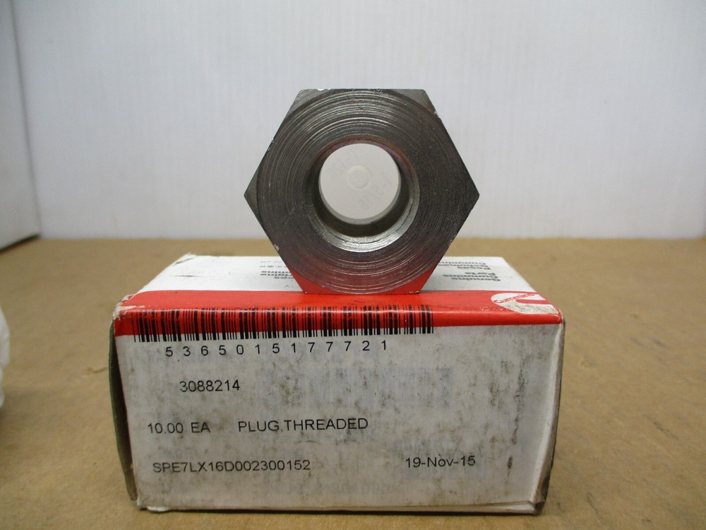 Cummins PLUG,THREADED 3088214