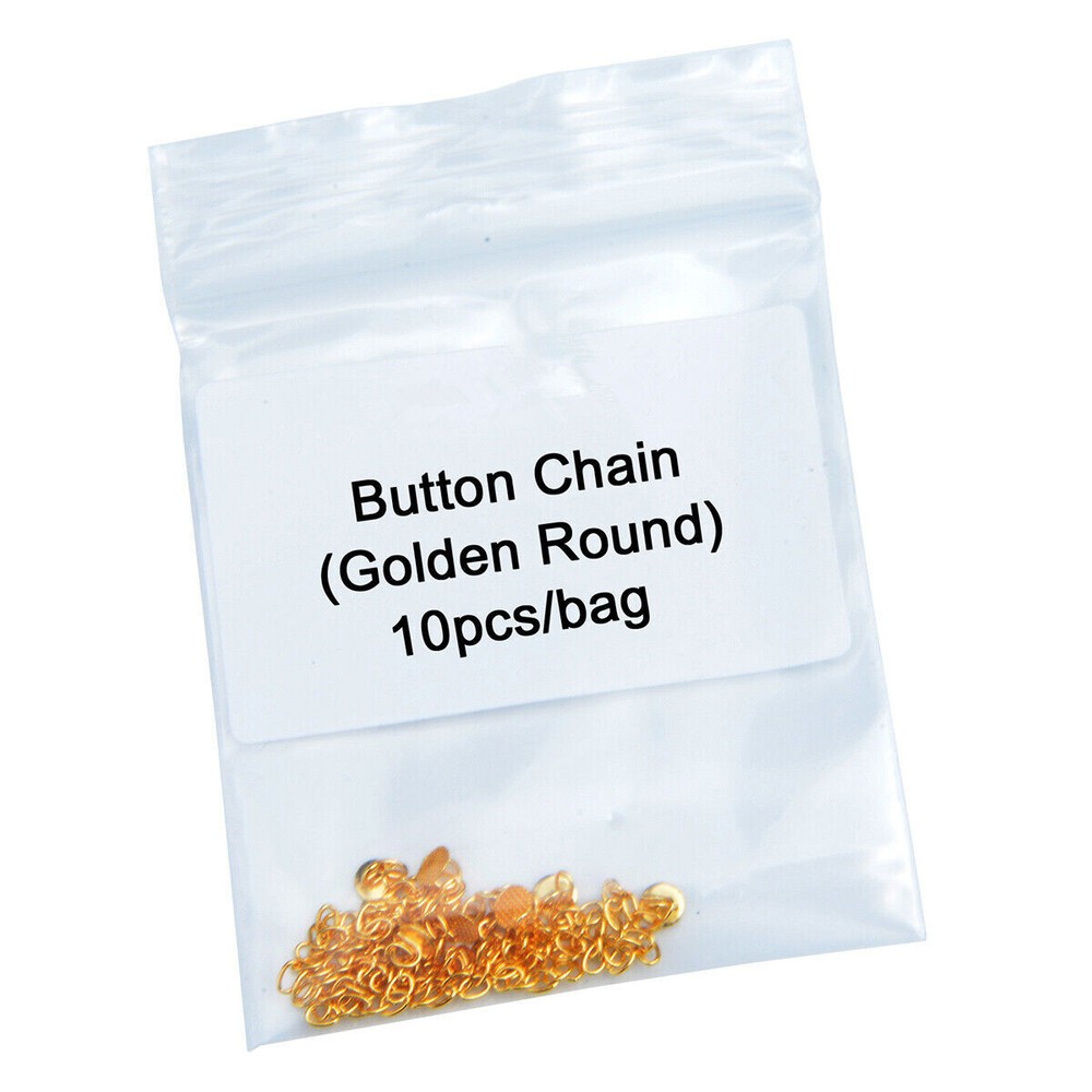 Dental Ortho Plated Traction Buttons Chain Tectangular Mesh Base Lingual Base