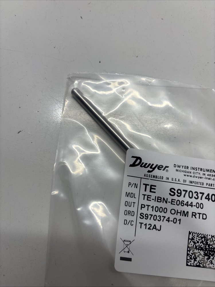 Dwyer Duct Temp Probé TE-IBN-E0644-00