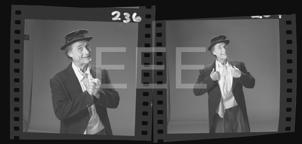 2 Sid Caesar Comedian Actor Harry Langdon Negative w/rights Lot T63