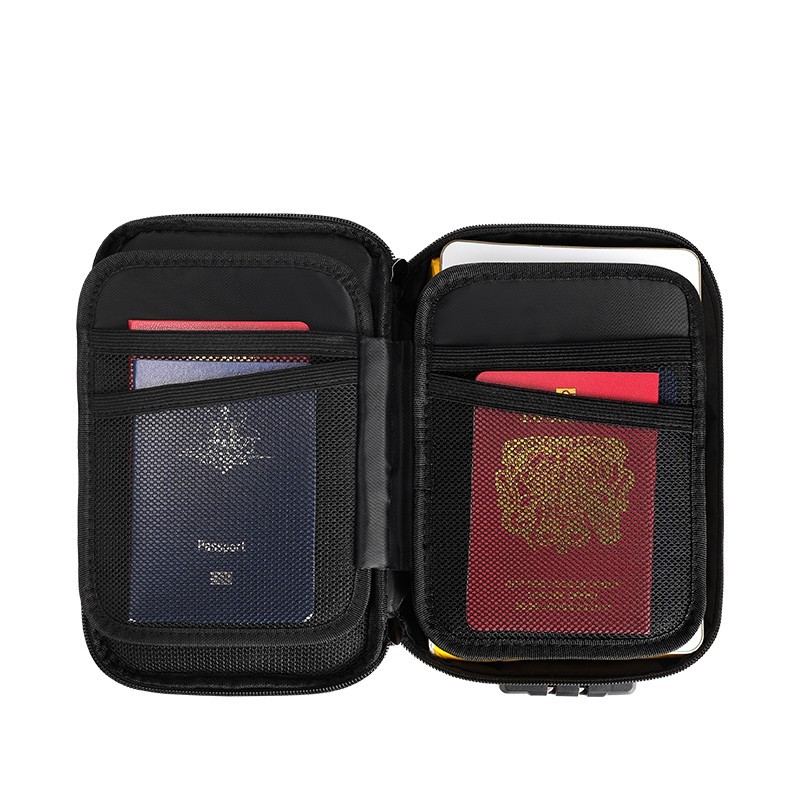 Three-layer small fireproof and waterproof document bag