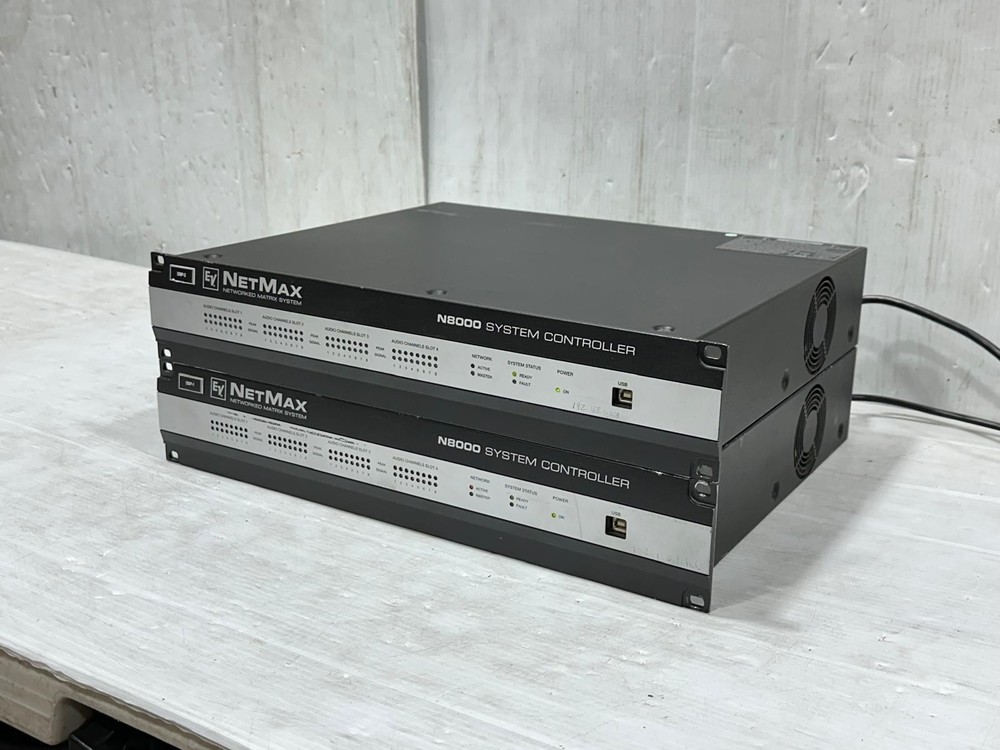 Electro-Voice EV NetMax N8000 System Controller/ Matrix Mixer #187-88 (One)THS