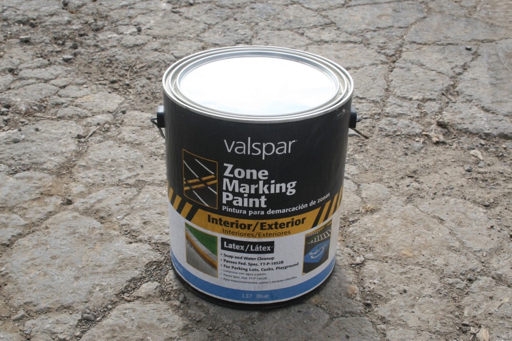 Valspar Zone Marking Paint - 137 Blue, 1Gal