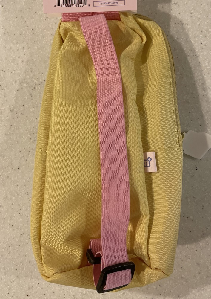 More Than Magic Backpack Bunny Rabbit Pencil Pouch Case Zippered Yellow