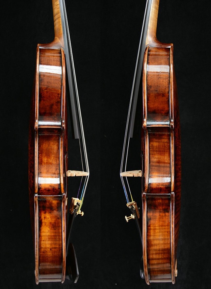 Stradivari 1716 Messiah Violin Model Master Wang's Own Work 1-PC Back No. W37