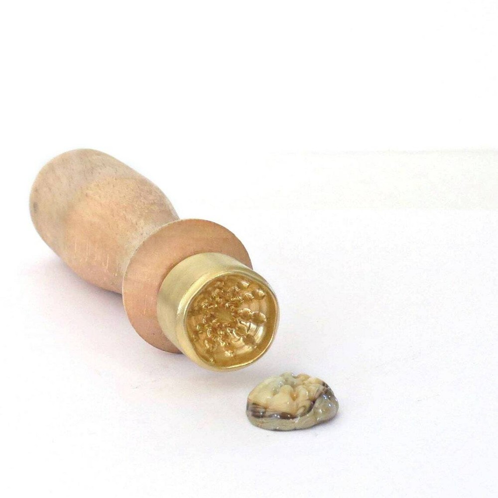 Large urchin cabochon stamp lampwork tool