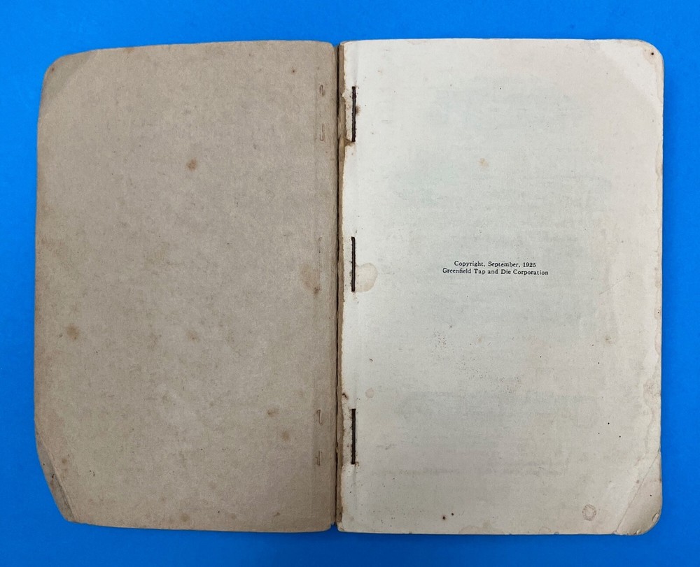 SMALL TOOLS Catalog No. 49 Illustrated Paperback 1925