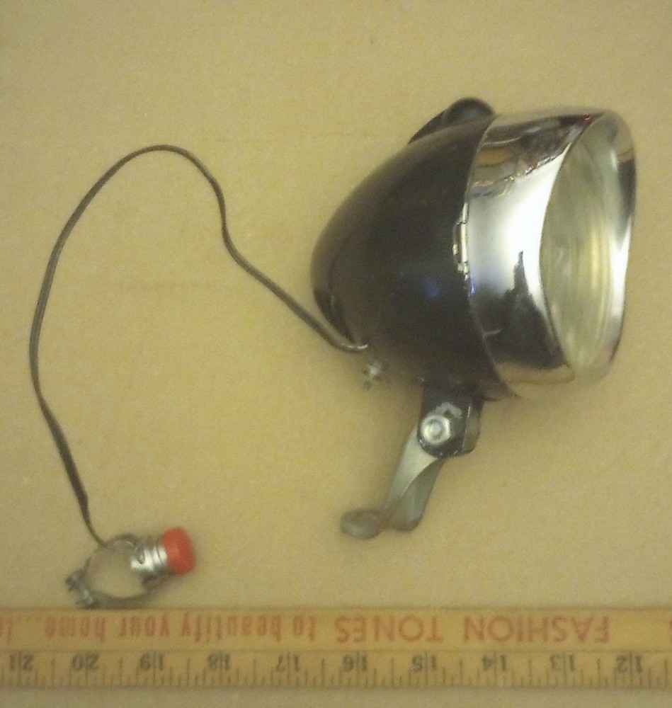 vintage bicycle light/horn combo