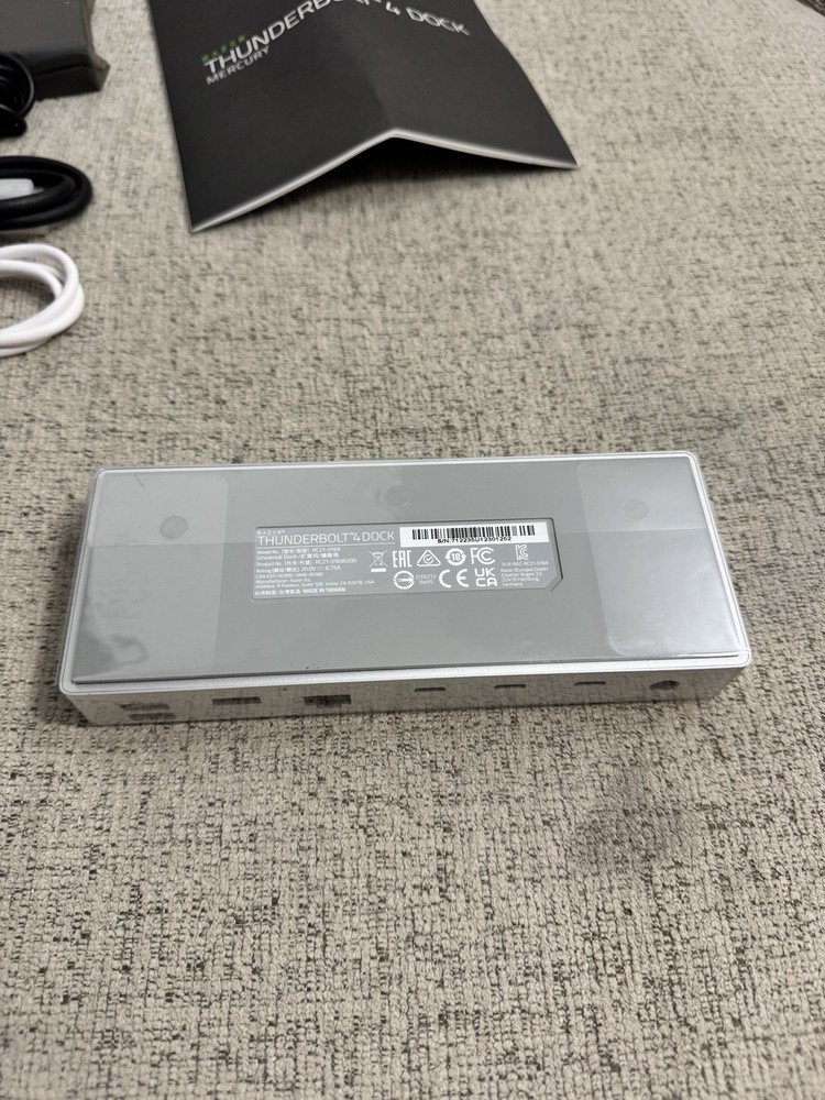 Razer Thunderbolt 4 Dock Mercury - Open Box - Never Used