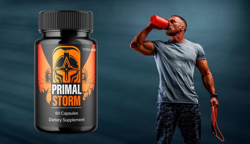 (2 Pack) Primal Storm Advanced Male Support Supplement PrimalStorm 120 Capsules