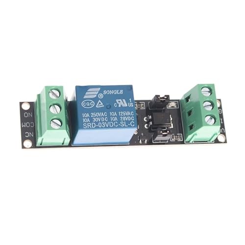 3V 1-Channel Multi-Mode Delay Timer Relay Module with Optocoupler for Home