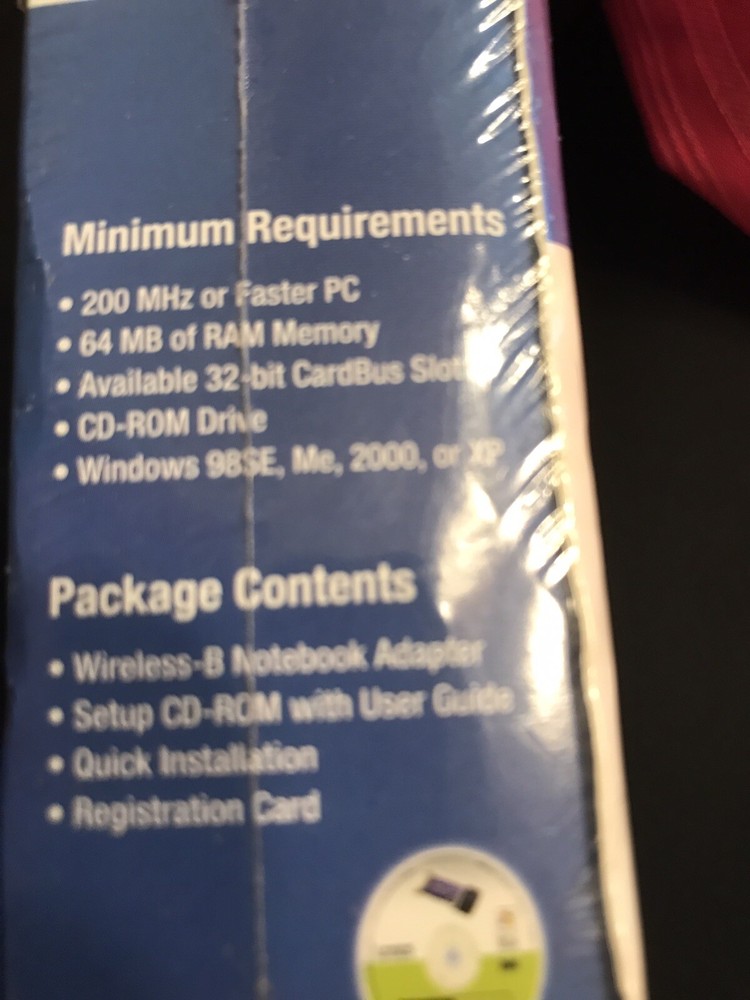 Cisco Linksys WPC11 v. 4 Wireless-B Notebook Adapter