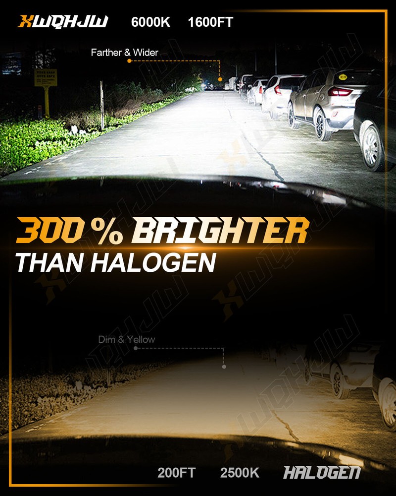 For Nissan Sentra 2013-2020 6X Combo LED Headlight High&Low beam+Fog light Bulbs