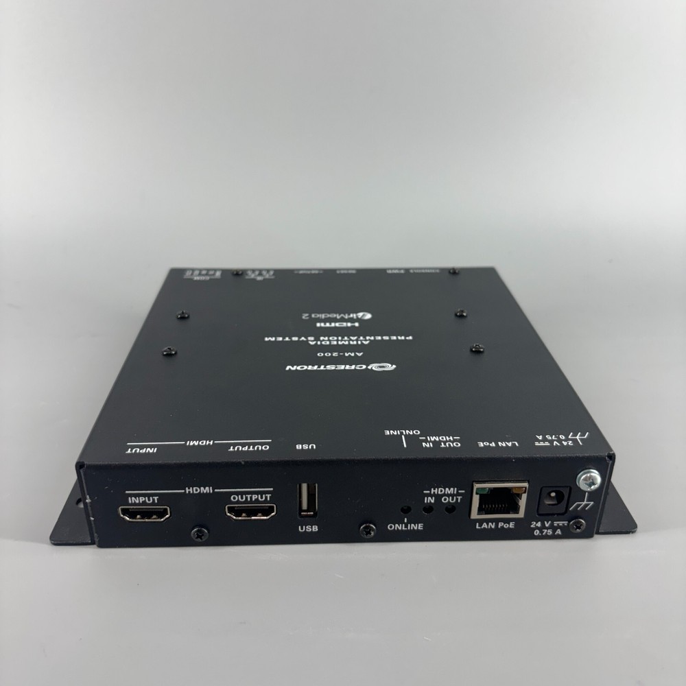 Crestron AM-200 AirMedia Presentation System - No AC Adapter - Tested