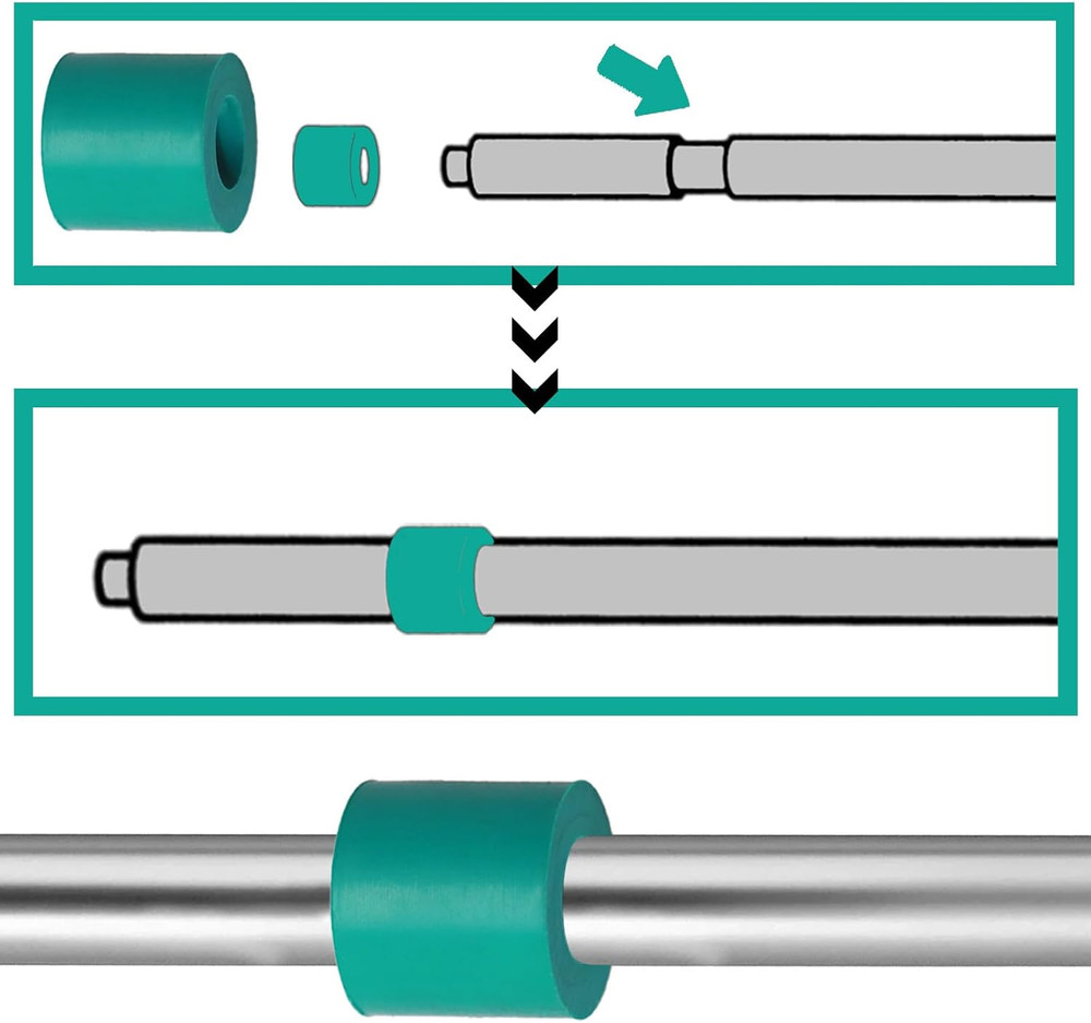 10-Pack Rubber Roller Replacement Set for Cricut Joy Replacement Spare Rubber Ro