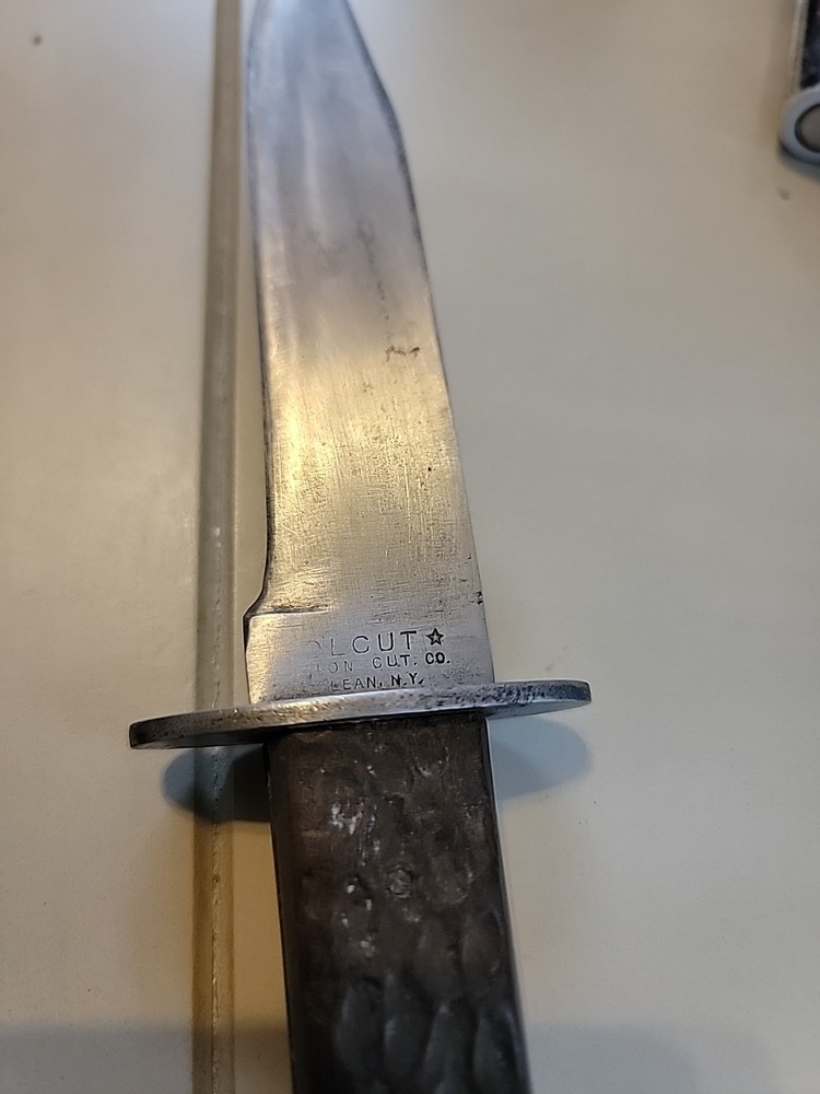 OLCUT OLEAN CUT CO OLEAN NY FIXED BLADE KNIFE