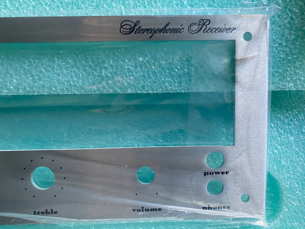 Marantz 2235B Receiver Front Panel Faceplate Reproduction in Silver. New!