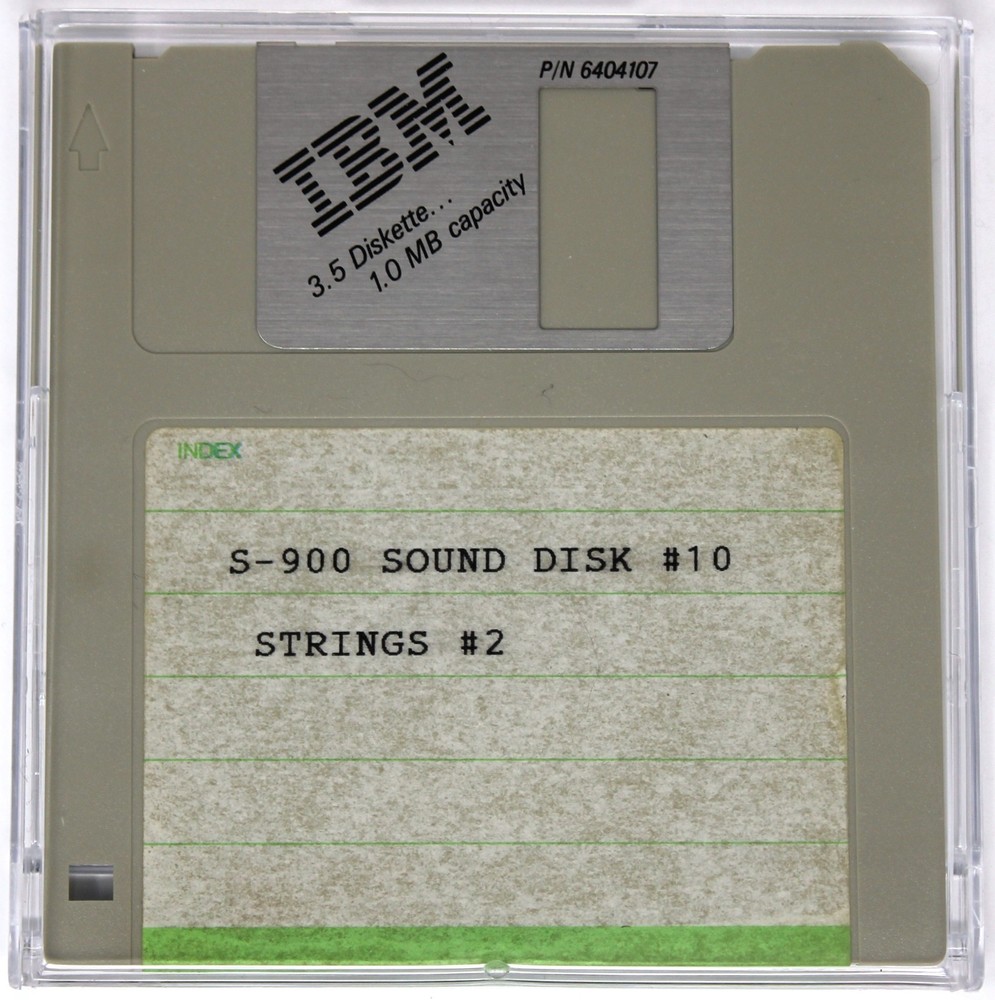 S-900 Sound Disk #10 Strings #2 Akai S900 Format Floppy Disk
