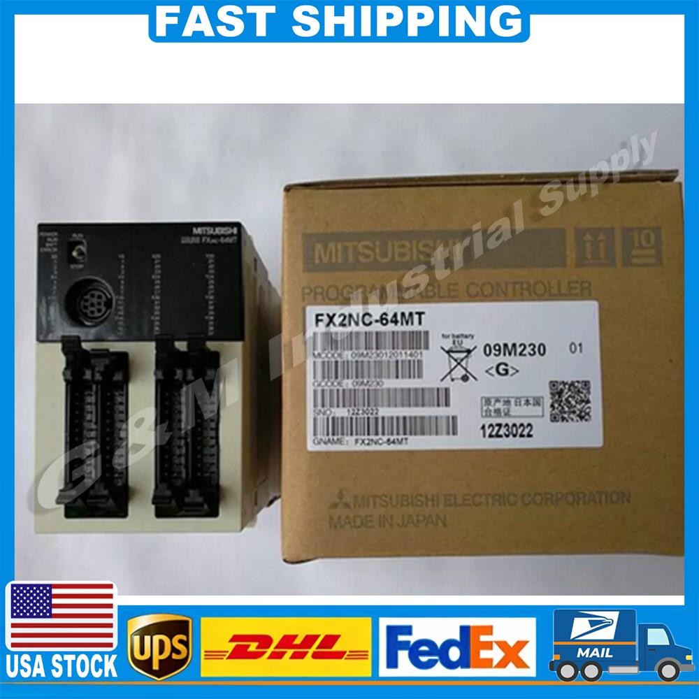 New Mitsubishi FX2NC-64MT PLC Programmable Controller Expedited Shipping One