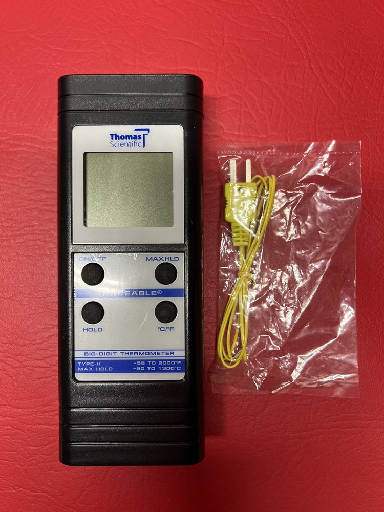 Open Box Thermo Scientific Traceable® Big-Digit Type-K Thermometer 1227U00