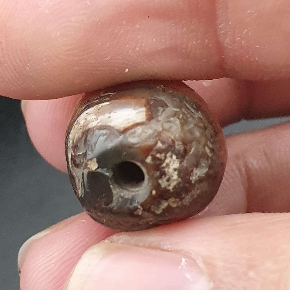 Ancient Reddish Brown Suleimani Agate Spiritual Amulet