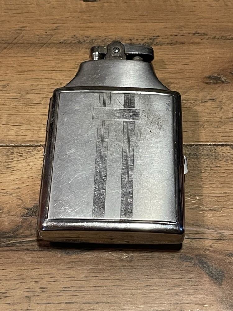 VINTAGE RONSON MASTERCASE CIGARETTE LIGHTER AND CASE