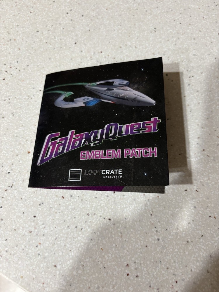 LOOTCRATE GALAXY QUEST EMBLEM PATCH NEW
