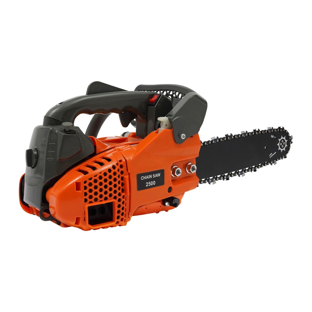 2-Stroke Top Handle Gasoline Engine Chainsaw 1.22hp 25.4cc Manual Start Machine