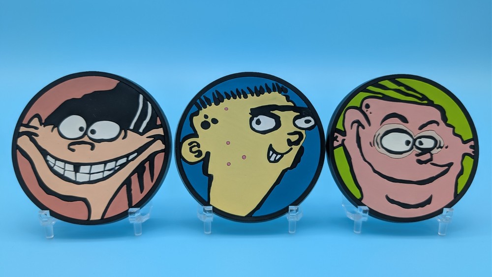 Vintage 1998 Ed Edd n Eddy Coaster Set - Cartoon Network