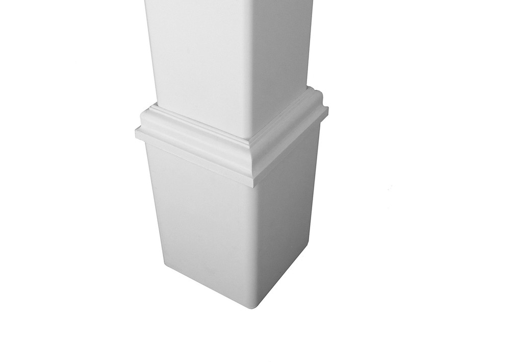 ZP19013 Classica Mailbox Post, White