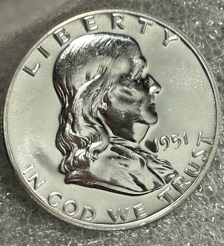 1951 Proof Franklin Silver 50¢ BBC1
