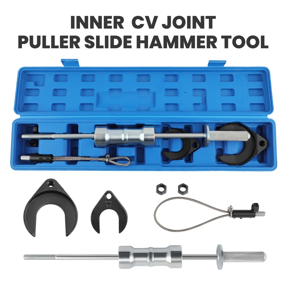 Inner CV Axle Puller Removal Tool Slide Hammer 48&63mm CV Joint Fork Adapter
