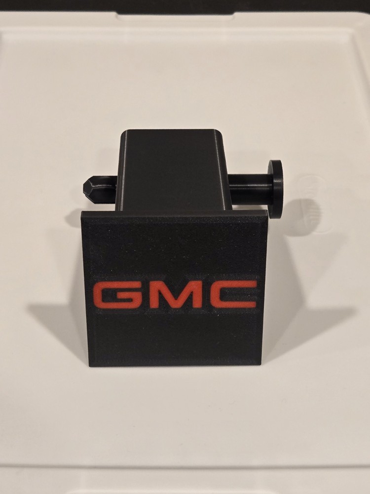 3d Printed PLA GMC 2" Trailer Hitch Cover. great gift.