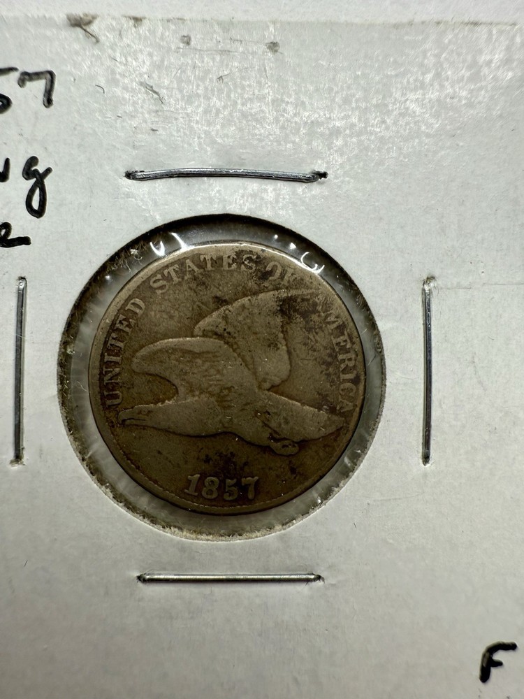 Flying Eagle Small Cent – 1857 – Nice Circulated Example