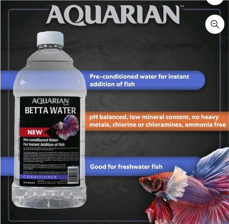 Aquarian By API Betta Water 64 oz Bottle