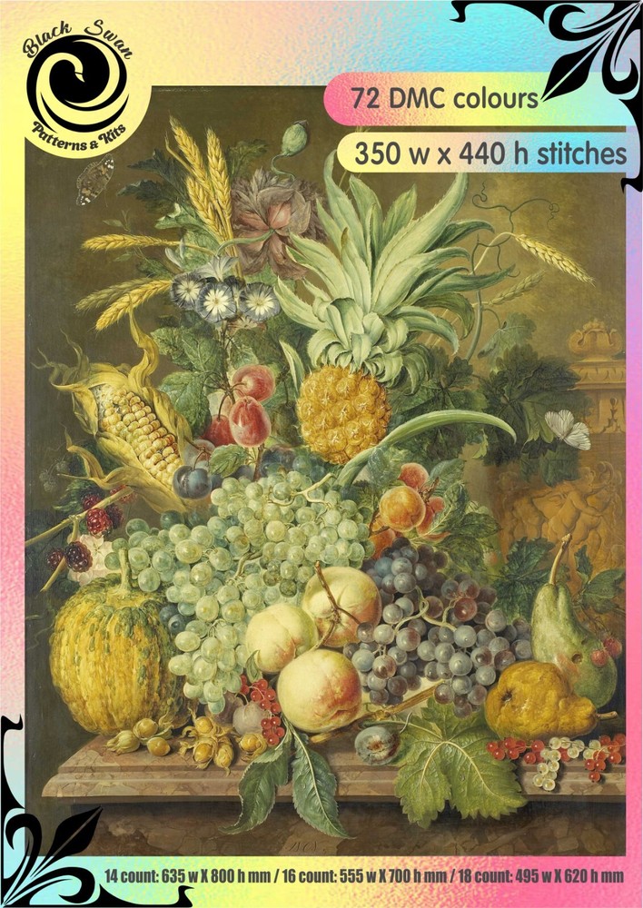 Variation on Flowers 579 Chart Counted Cross Stitch Pattern