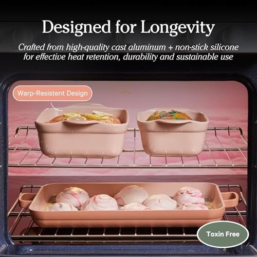 Our Place Bakeware Set | 5-Piece Ceramic Bakeware Collection with Spice