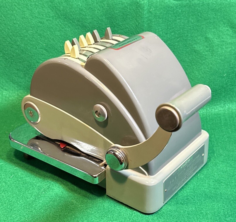 Vintage F & E Check Protector By Hedman, With Cover