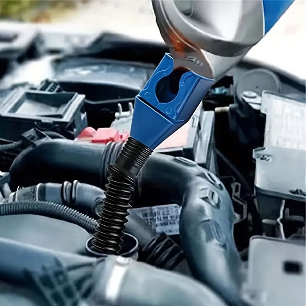 New Universal Plastic Clasp Funnel, Multi-Function Flexible Draining Tool