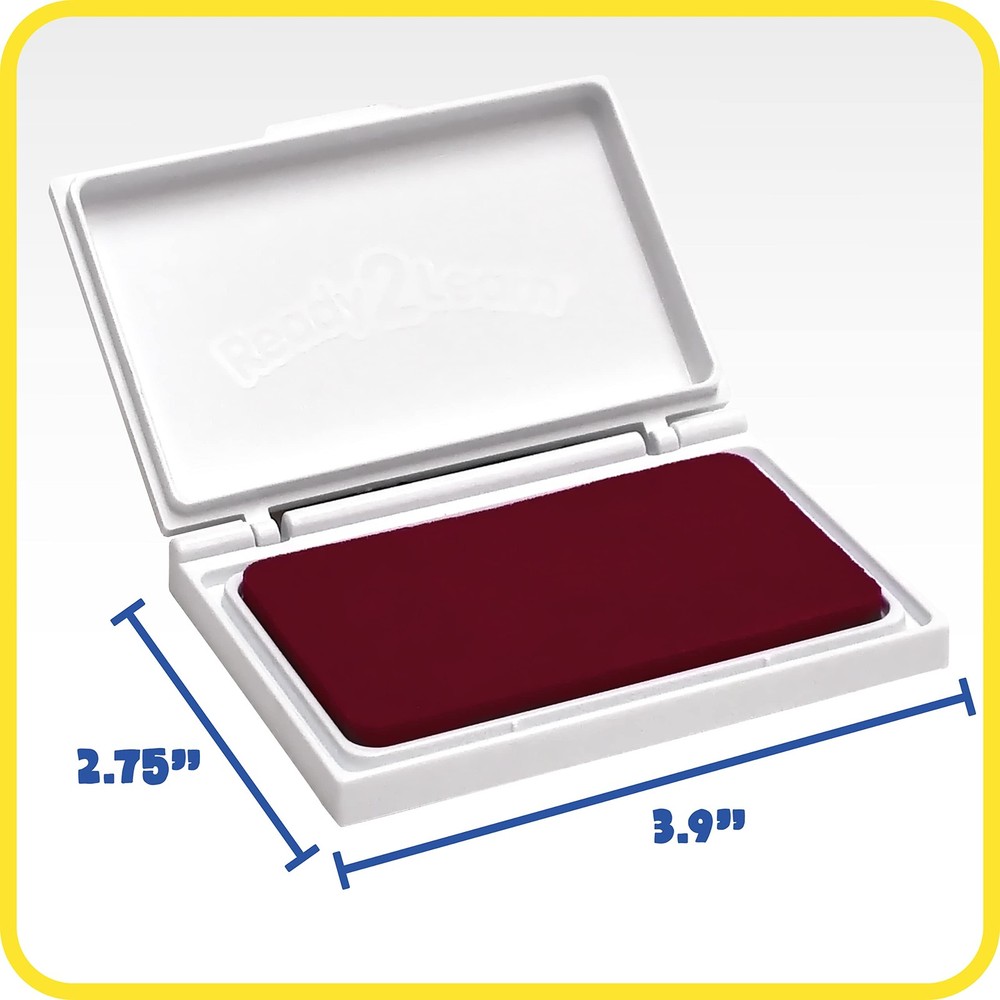 Ready 2 Learn Scented Stamp Pad - Cherry - Red - Non-Toxic - Fade
