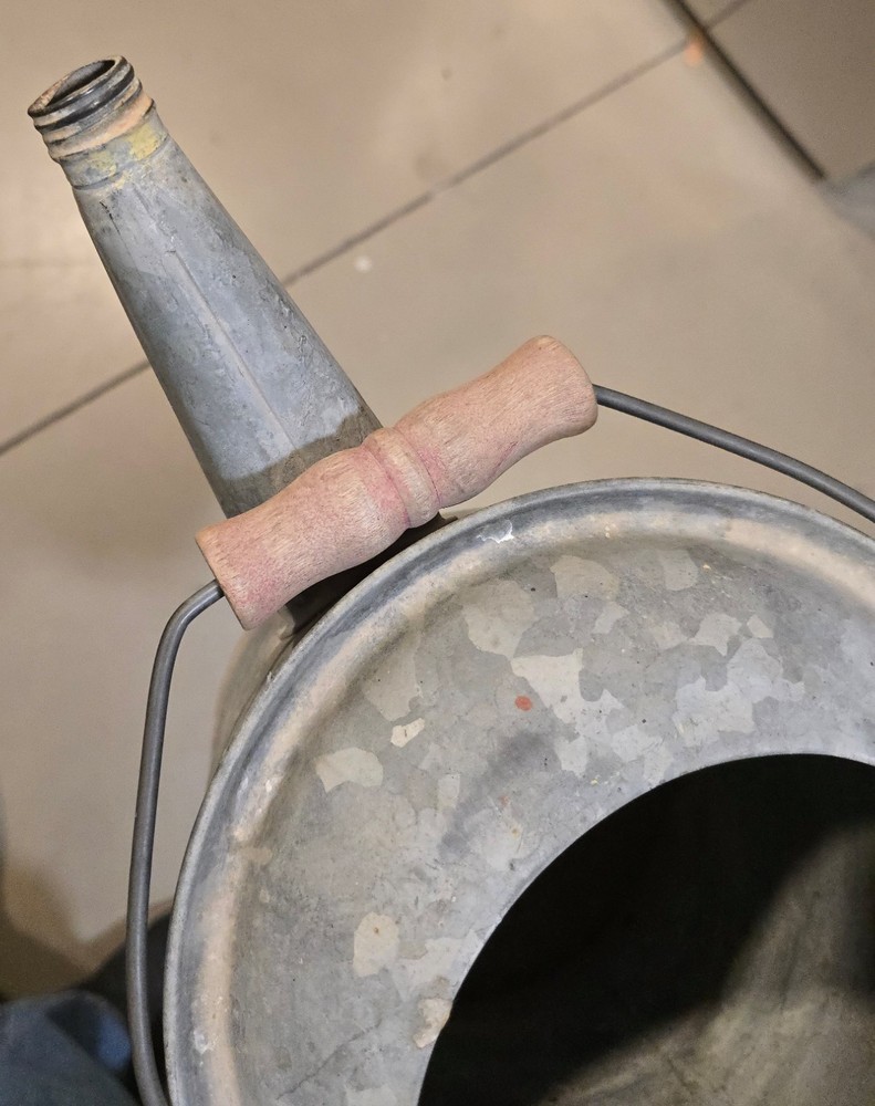 Vintage Galvanized Watering Can 1900-1950