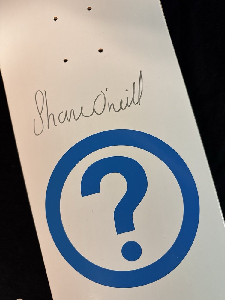 RARE SIGNED Shane O'Neill Question Mark Primitive Skateboard Deck AUTOGRAPHED