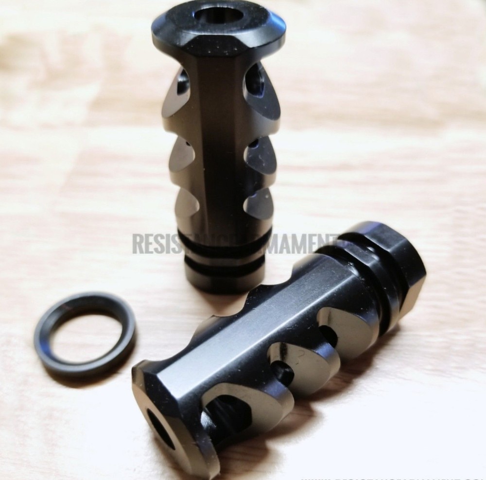 6.5 Grendel 9/16-24 Muzzle Brake Compensator Competition Tanker Muzzle Brake USA