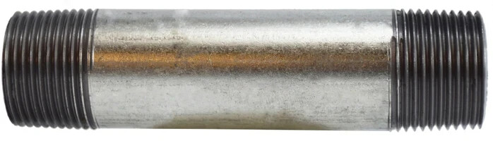 PIPE NIPPLE Galvanized 1-1/2" Schedule 40 x 3-1/2" Long Thread Both End (TBE)