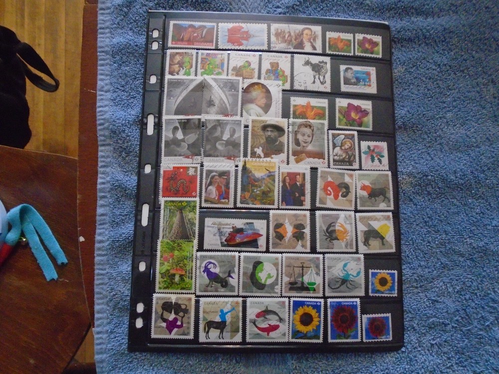 Used Canada Sets and singles  P stamps