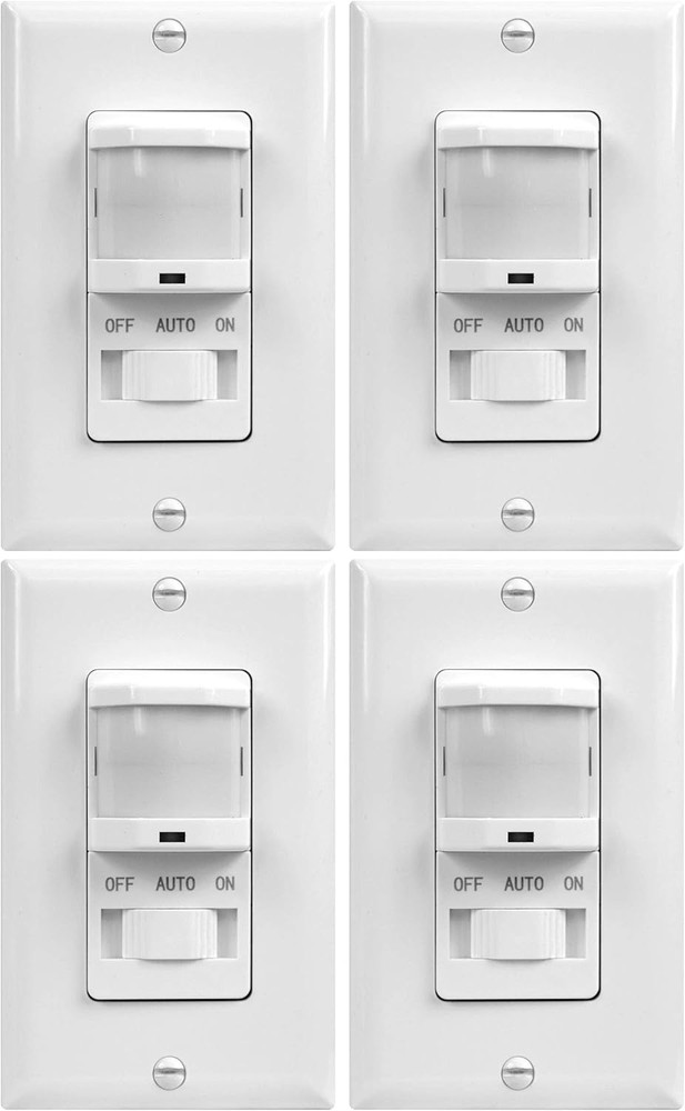 In-Wall PIR Motion Sensor Light Switch, Motion Sensor Switch, Occupancy Sensor S