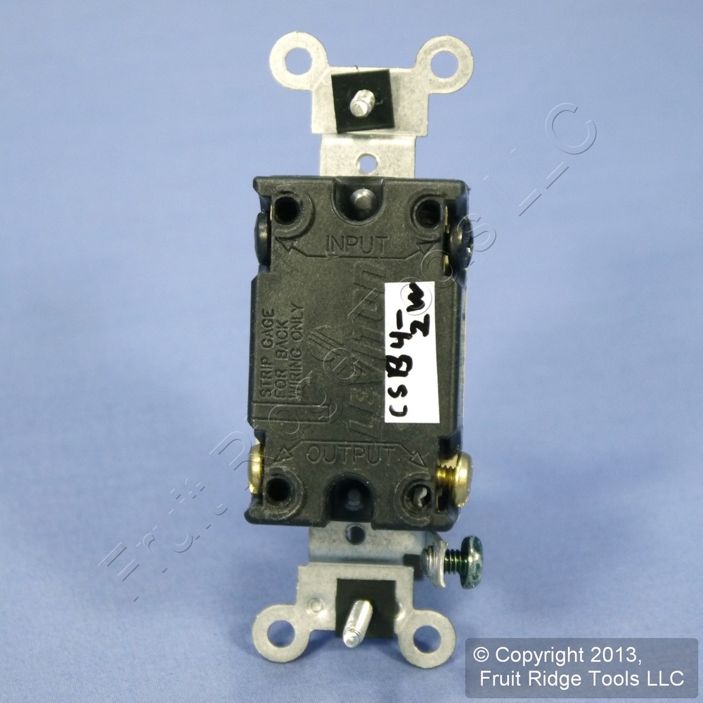 Leviton CSB4-2W White 4-Way Commercial 20A Toggle Wall Light Switch