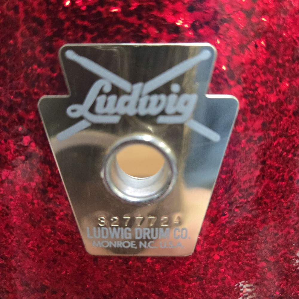 Ludwig Red Sparkle Super Classic Vintage 12" Tom Tom With Case