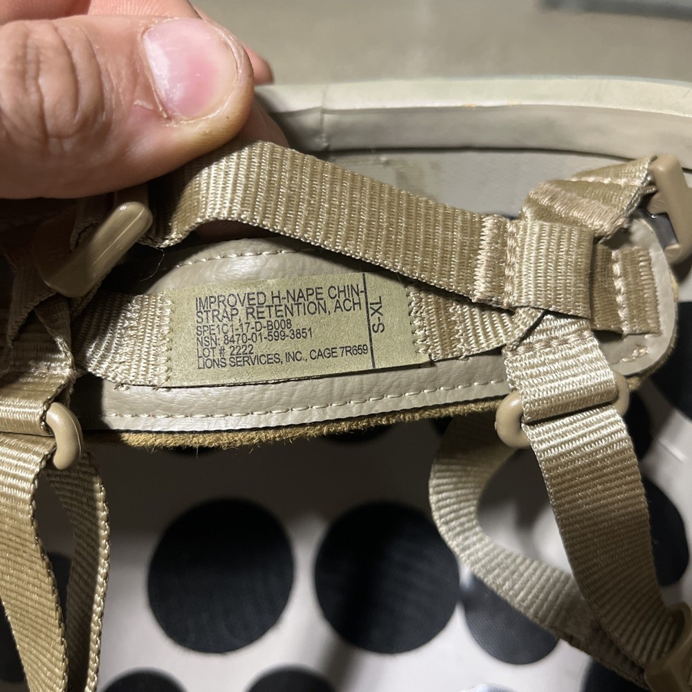SOF High Cut Ballistic ACH Advanced Combat Helmet Tan Medium African made