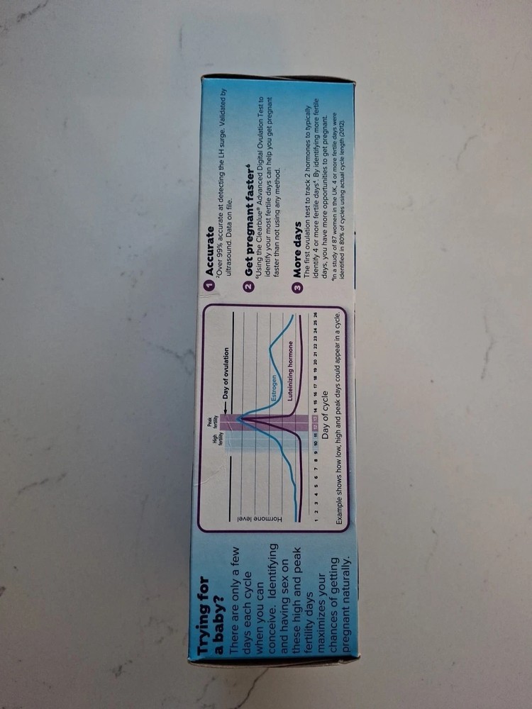 Clearblue Advanced Digital Ovulation Test Kit 15 Ovulation Tests + 1...